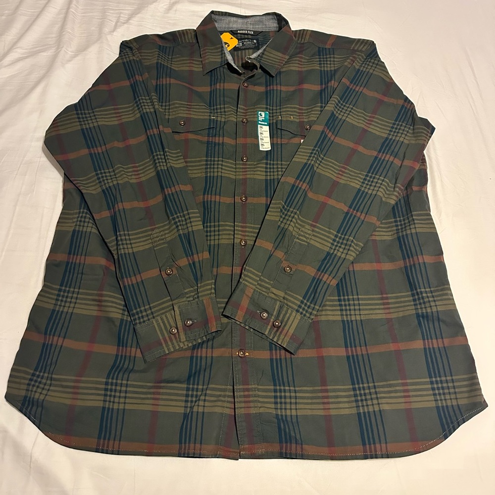 **New with Tags! ** Carhartt button down shirt! 3XL Tall